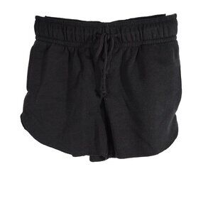 Wild Fable Black Sweats Shorts Women Size XS Raw Hem Pullon Drawstring NEW